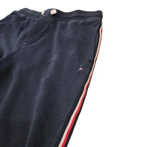 Tommy Hilfiger Kids Navy Jogger Sweatpants Logo Stripe Size 6 - Picture 3 of 7